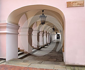 Arcades in Zamosc