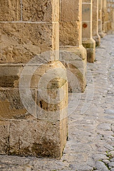 The arcades of â€˜Rastrilloâ€™ ibiza