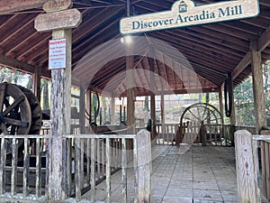 Arcadia Mill Archaeological Site Historic Pensacola Florida.