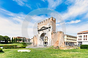 Arch of Augustus Roman Emperor in Rimini