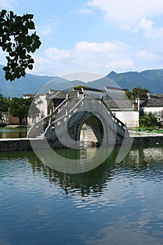 Arch Bridge in Hongcun Village