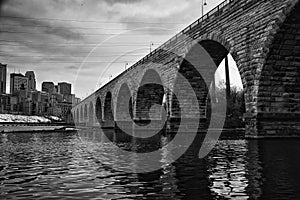 Arch bridge in Minneapolis