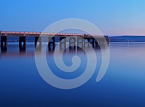 Arch bridge over the river Tay.