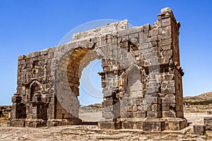 The Arch of Caracalla of Volubilis photo