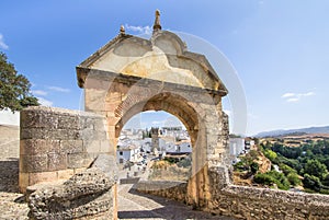 Arch of Carlos V in Ronda, Spain photo