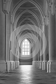 Arch in the Cathedral of the Assumption of the Blessed Virgin and St. John the Baptist and the former monastery in Kutn Hora, Kutn