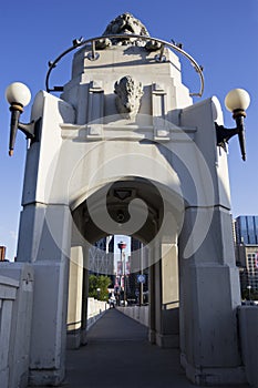 Arch on Centre Street Bridge in Calgary photo