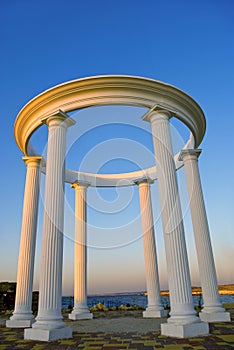 Arch with columns