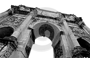 Arch of Constantine in the archaeological area of the Imperial F