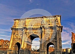 The Arch of Constantine the Great, Rome