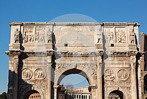 Arch of Constantine in Rome