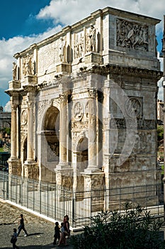 The Arch of Constantine in Rome