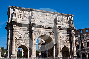 The Arch of Constantine Rome, Italy