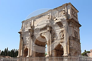 The Arch of Constantine, Rome Italy