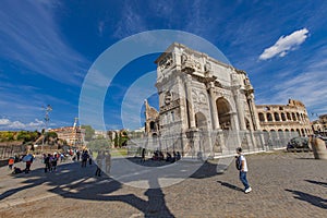 Arch of Constantine in Rome