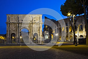 The arch of Costantine, Rome, Italy