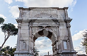 Arch of Costantine of Rome in Italy