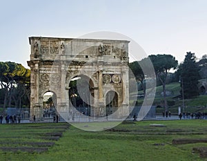 Arch costantino colosseum rome