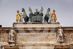 Arch de Triomphe du Carrousel in Paris