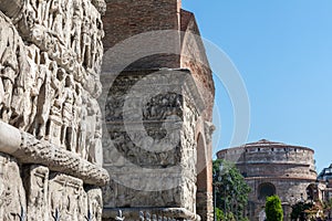 Arch of Galerius and Rotunda in Thessaloniki - Grecee photo