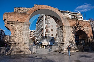 The Arch of Galerius, known as Kamara, Thessaloniki, Greece