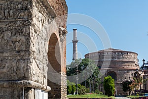 Arch of Galerius and Rotunda in Thessaloniki - Grecee