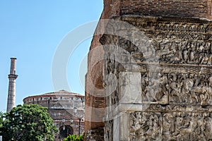 Arch of Galerius and Rotunda in Thessaloniki - Grecee photo