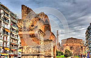 Arch of Galerius and Rotunda in Thessaloniki