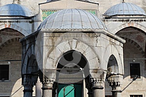 Arch inside Blue Mosque Courtyard