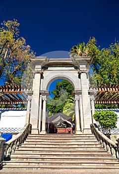 Arch at Jardin Reforma in Guanajuato, Mexico photo