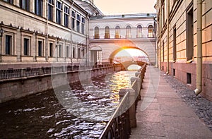 The Arch over the Winter Canal, Saint Petersburg