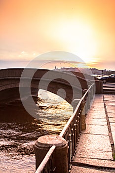 The Arch over the Winter Canal, Saint Petersburg