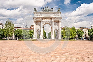 Arch of Peace Arco della Pace in Milan