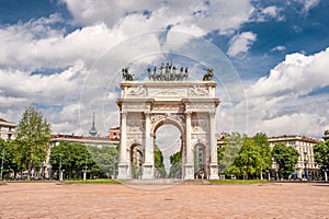 Arch of Peace Arco della Pace in Milan