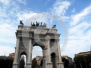 Arch of peace (Arco della Pace), Milan, Italy