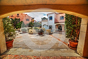 Arch in Porto Cervo