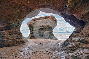 Arch Red Sandstone Rock Formations