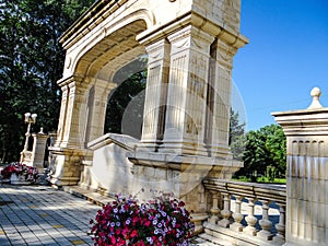 Arch in the resort in Goryachiy klyuch