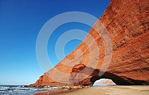 Arch rock formation