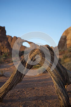 Arch Rock Formation Arches National Park Moab