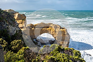 The Arch rock formation. Great Ocean Road.