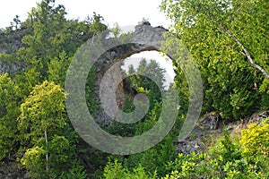 Arch Rock at Mackinac Island, Michigan