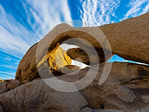 Arch Rock at White Tank in Joshua Tree National Park