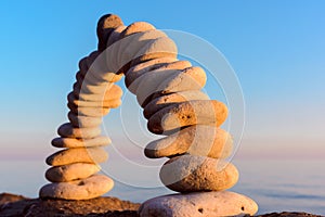 Arch on the seashore