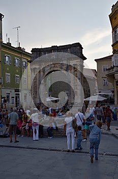 Arch of the Sergi, Pula, Croatia