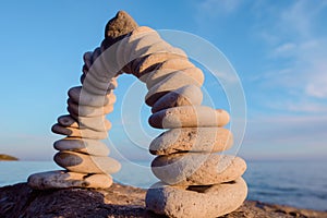 Arch of stones