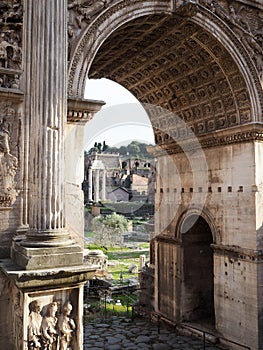 Arch of Titus in Rome photo