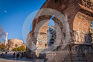 Arch and tomb of Galerius. Thessaloniki.