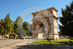 Arch of Trajan in Benevento Italy