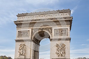 Arch of Triumph in Paris, France